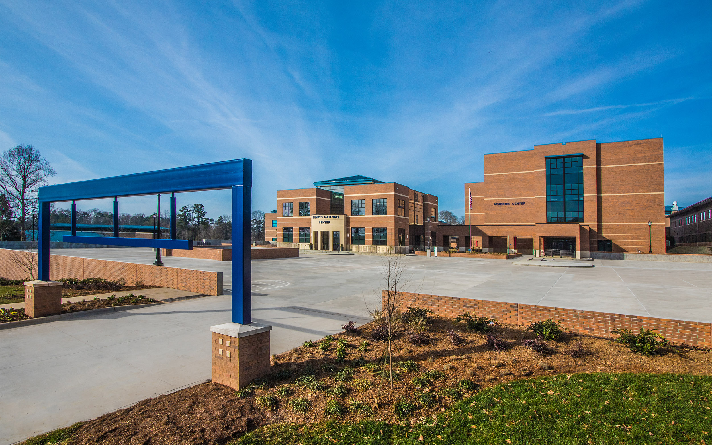 providence day school_gateway exterior_gallery (2) WGM Design